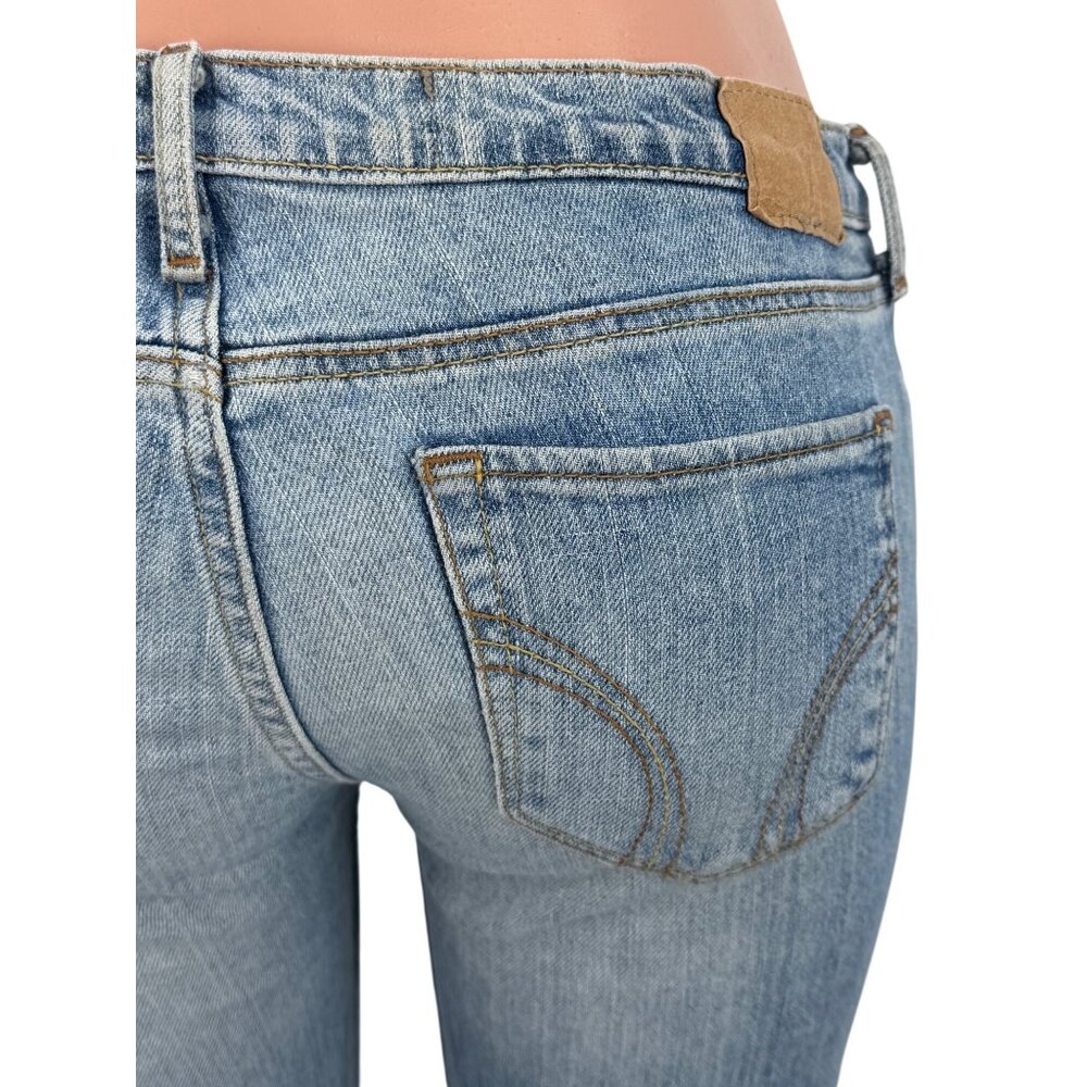 Vintage Hollister Cali Flare Low-Rise Jeans| Y2K McBling Grunge Fairycore Skater - Picture 7 of 16